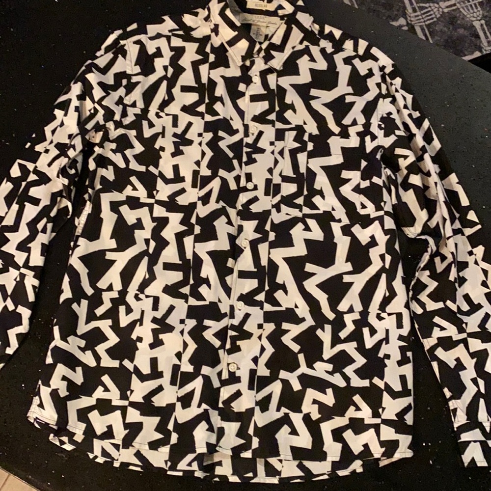 H & M Black and White L/S - Brand New